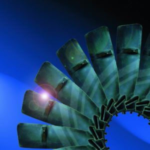 Turbinenflügel aus Titan 3D Zuschnitt